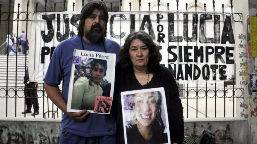 Los padres de Lucía Pérez piden justicia por su hija.