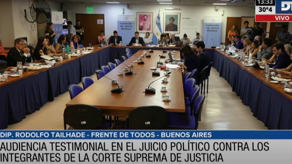 Diputados retomó el proceso que analiza el juicio político contra la Corte Suprema, con la ausencia de Carlos Stornelli.