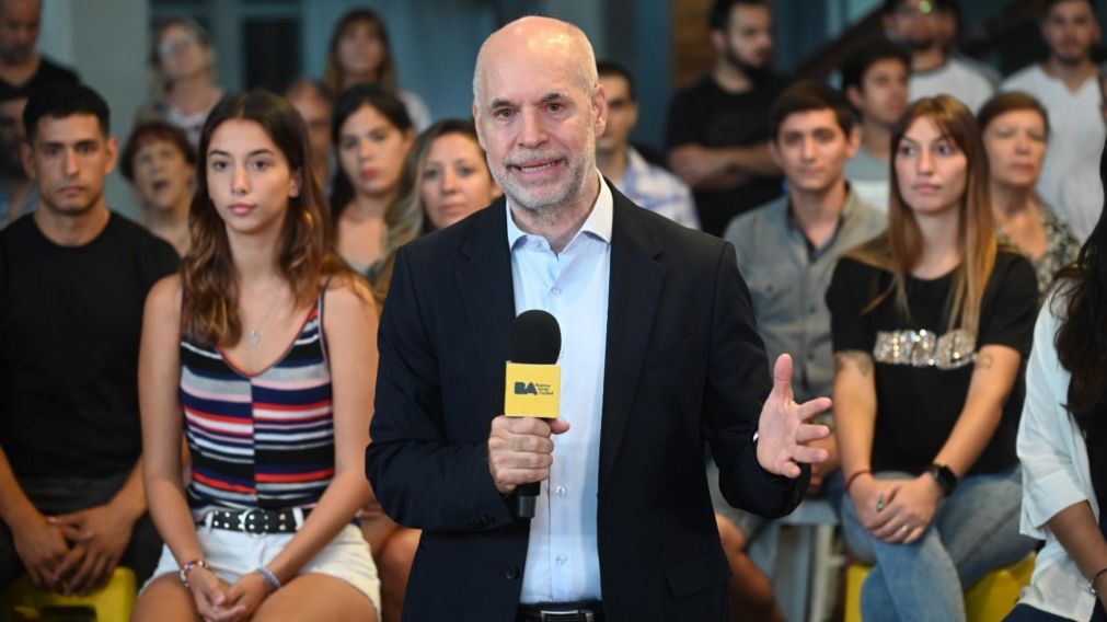 Horacio Rodríguez Larreta habló en el Centro Metropolitano de Diseño (CMD), situado en en el barrio de Barracas.
