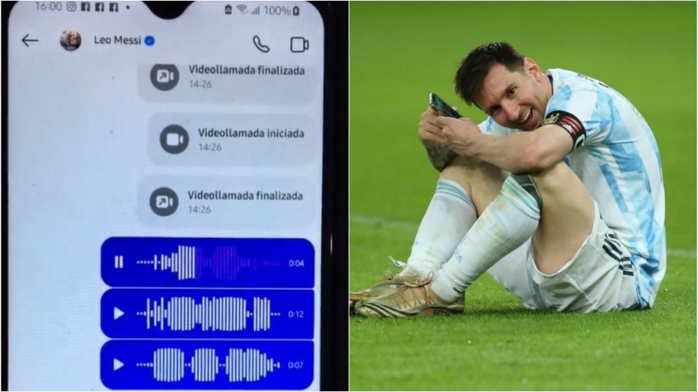 Pequeño recibió su primer celular y llenó de mensajes a Messi: "Soy tu fan N°1"