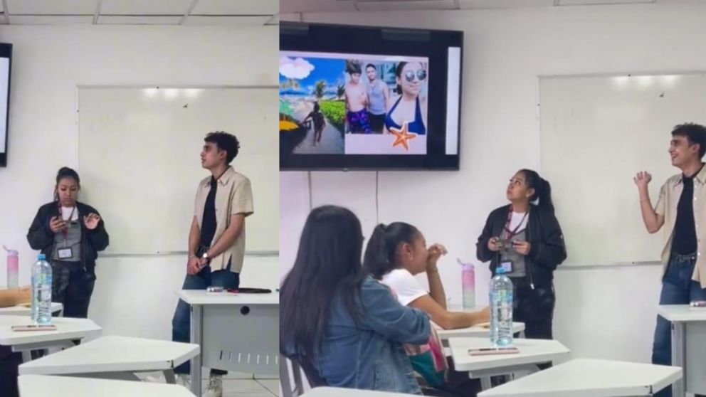 Expuso a su compañera en TikTok y se volvió viral.