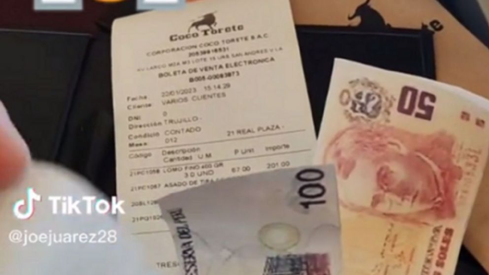 Un nene "estaf�" a un mozo con billetes falsos, lo subi� a TikTok y se hizo viral.