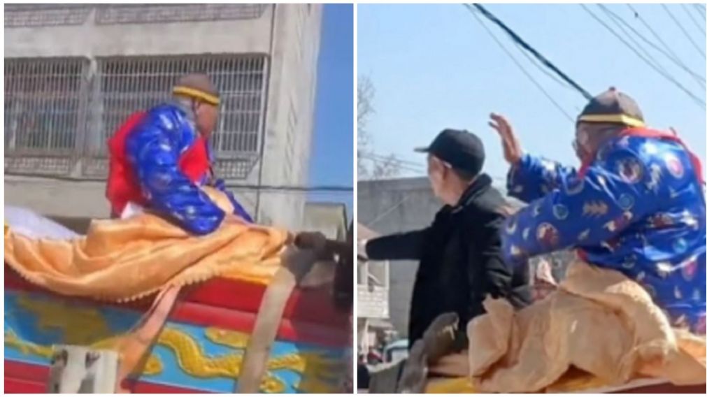 Abuelo chino que fingió su funeral y despertó la polémica.