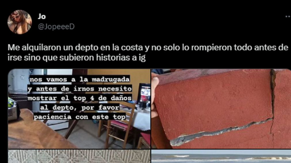 Una joven compartió en Twitter cómo encontró el departamento que alquiló y generó indignación entre los usuarios.