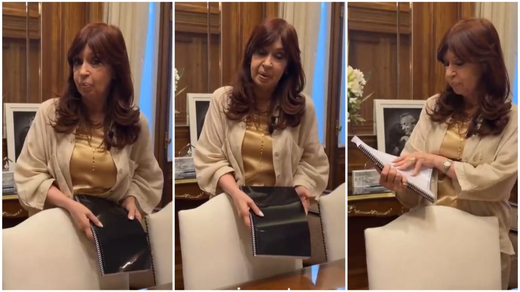 Cristina Kirchner volvi� a expresarse sobre el ataque que sufri� a metros de su vivienda (Twitter).