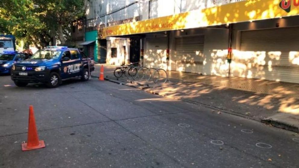 El supermercado baleado perteneciente a la familia Rocuzzo.