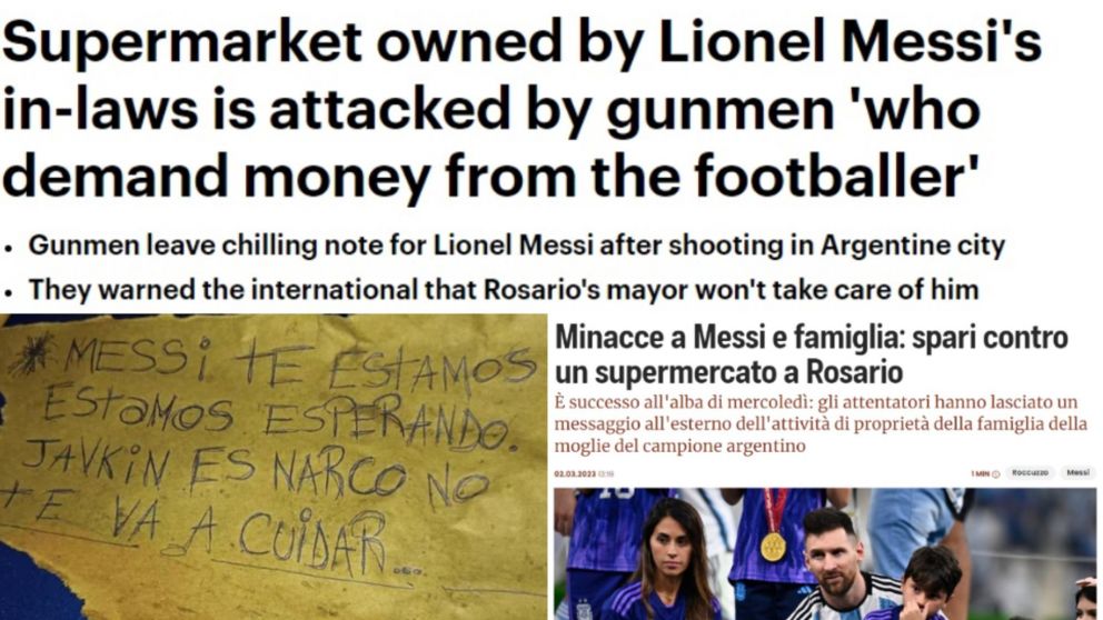 Algunas de las noticias que publicaron medios del mundo.