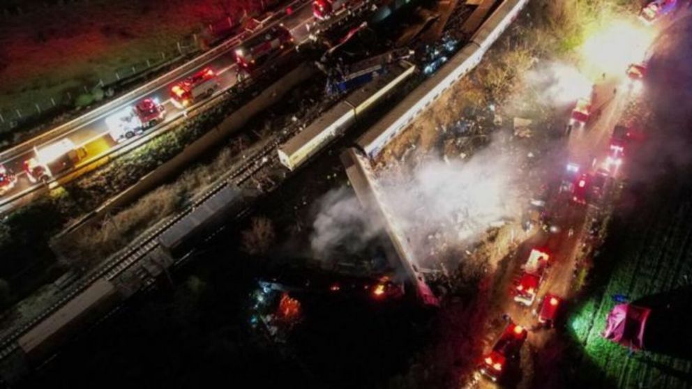 Choque de trenes en Grecia: hay al menos 29 muertos y decenas de heridos (Imagen Reuteurs).