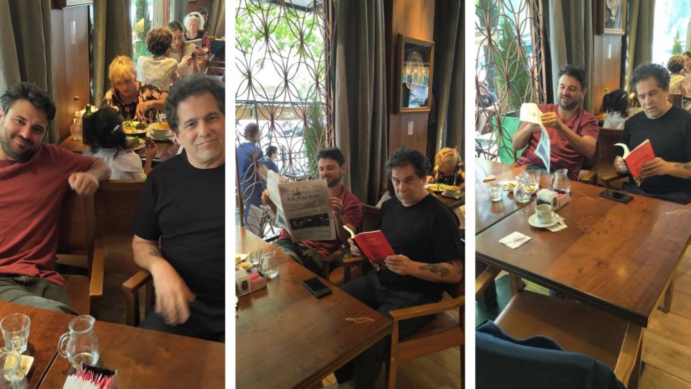 El encuentro ocurrió en el Café Tabac, un comercio gastronómico ubicado en la intersección de Av. Libertador y Coronel Díaz.