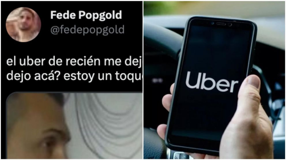 La insólita reacción del conductor se volvió viral en Twitter.