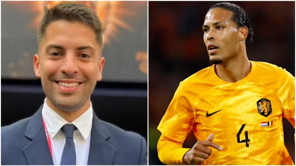 �El cruce menos pensado! Gast�n Edul y Virgil van Dijk.