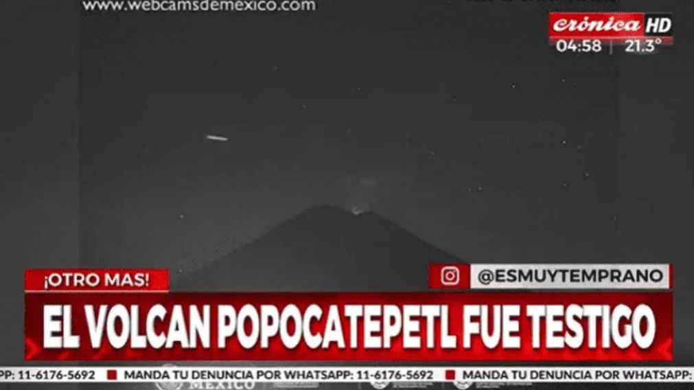 Un OVNI fue captado sobrevolando un volc�n en M�xico: Mir� el video.