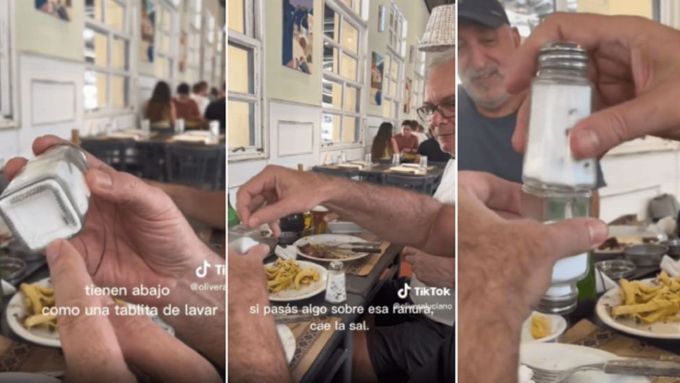 Enseñó un secreto de los saleros que casi nadie sabía y dejó atónitos a todos.