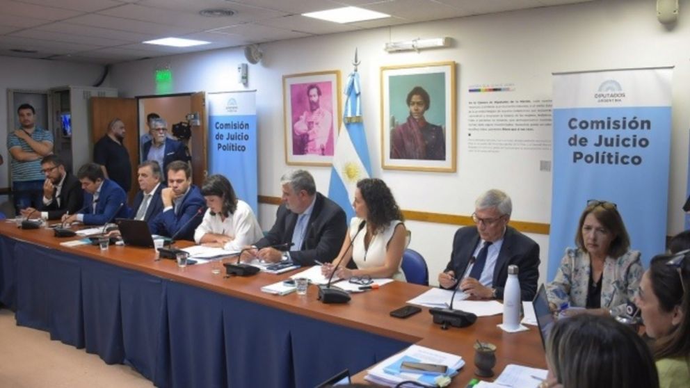 Este jueves vuelve a reunirse la Comisión de Juicio Político en Diputados (Archivo).