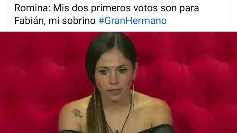 Gran Hermano: eliminaron al primer familiar de la casa y estallaron los memes en las redes (Imagen Twitter).