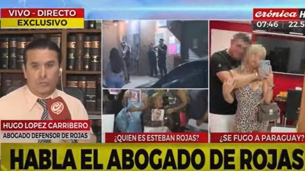 El abogado penalista Hugo López Carribero dialogó con Crónica HD.