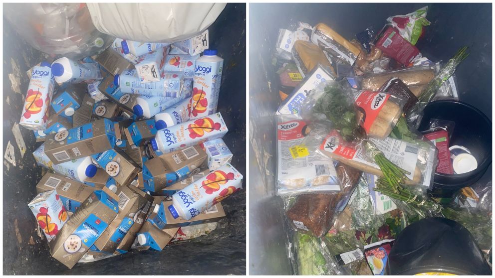 Mostró los productos que se pueden encontrar en los tachos de basura de Dinamarca y desató debate en Twitter.