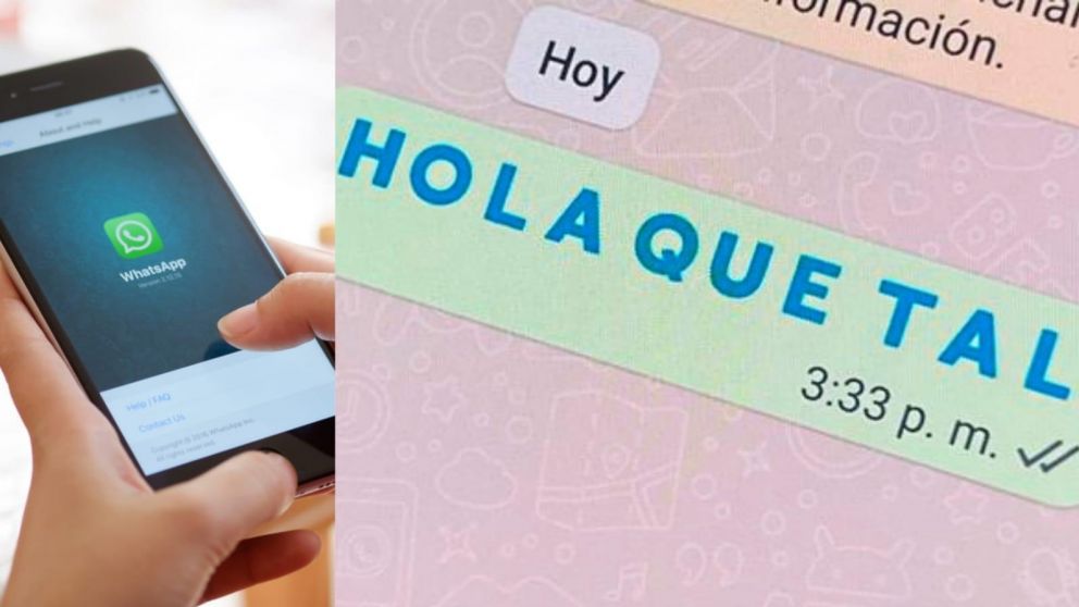 Cómo activar las letras azules en tus conversaciones de WhatsApp.