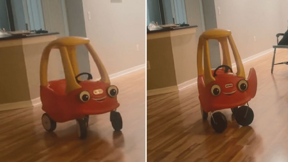 Una usuaria de TikTok captur� al cochecito de juguete de su hija movi�ndose solo.