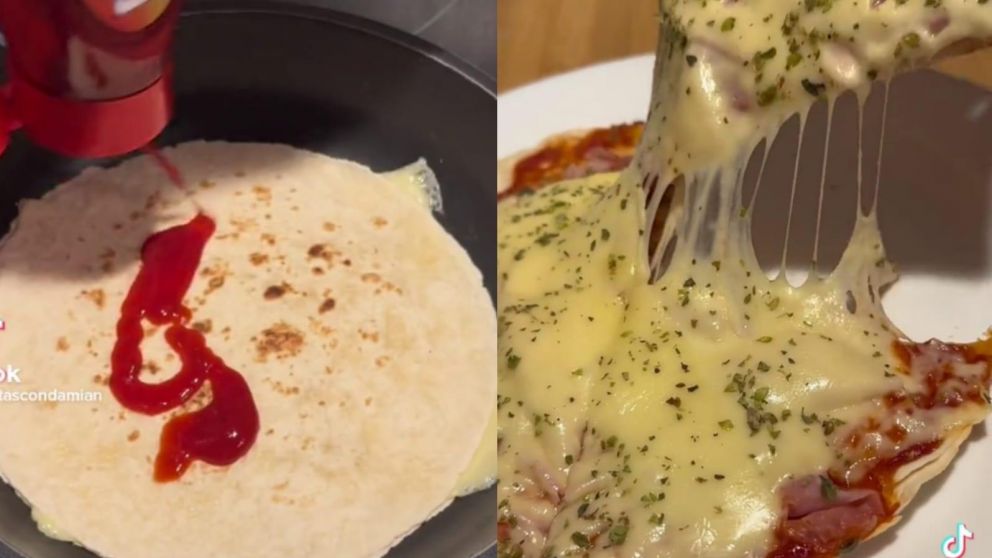 La incre�ble receta para cocinar una rica pizza sin horno.
