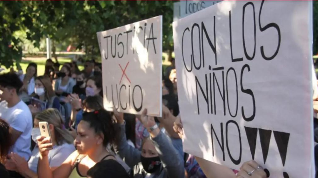 Hubo m�ltiples marchas en reclamo de justicia por el crimen Lucio Dupuy (Gentileza DiarioSanRafael.com.ar).