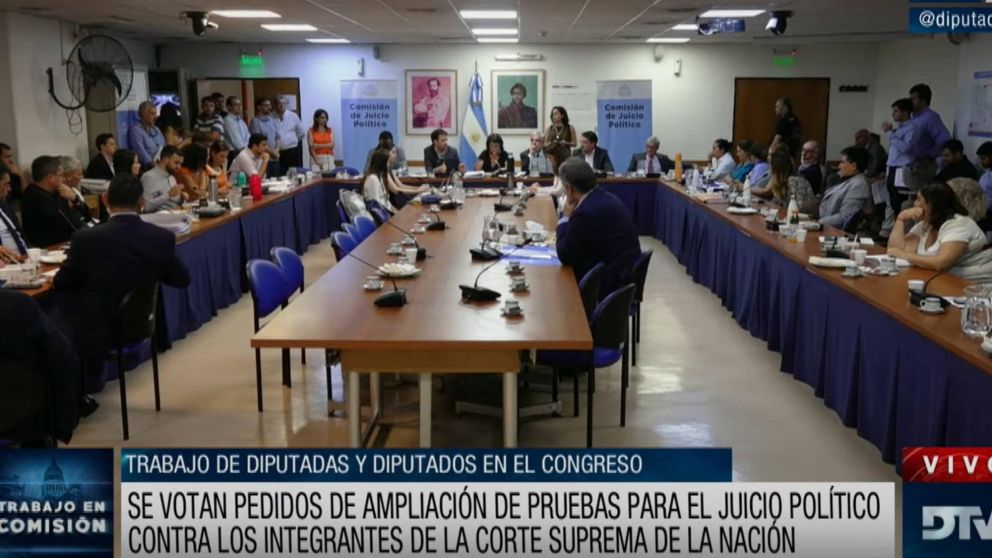 Diputados estableci� un cronograma de citaci�n de testigos en el juicio pol�tico contra la Corte.