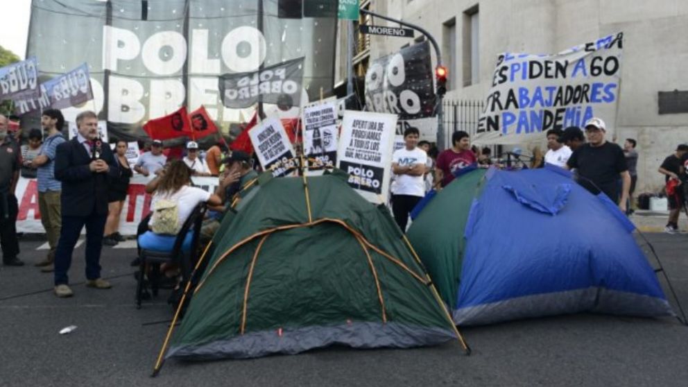 El acampe podría extenderse desde este jueves.