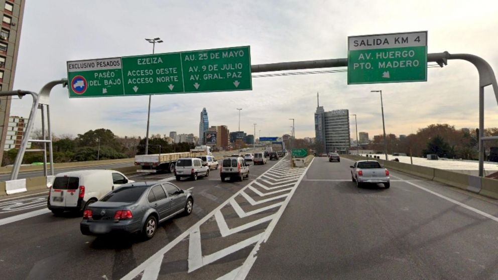 Tránsito intenso en los ingresos a CABA (Imagen ilustrativa).