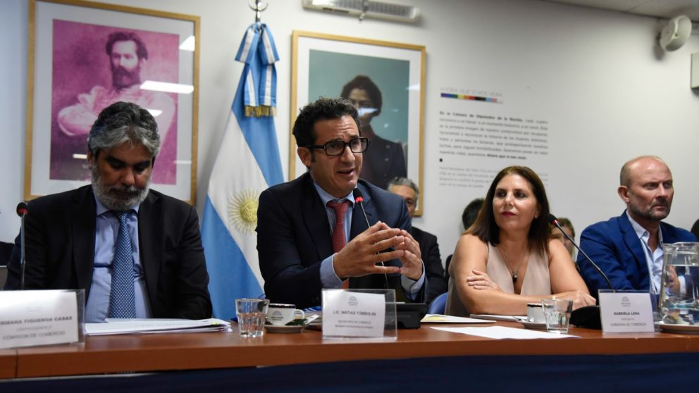 Tombolini expuso en Diputados y delineó los aspectos más destacados de la Secretaría de Comercio