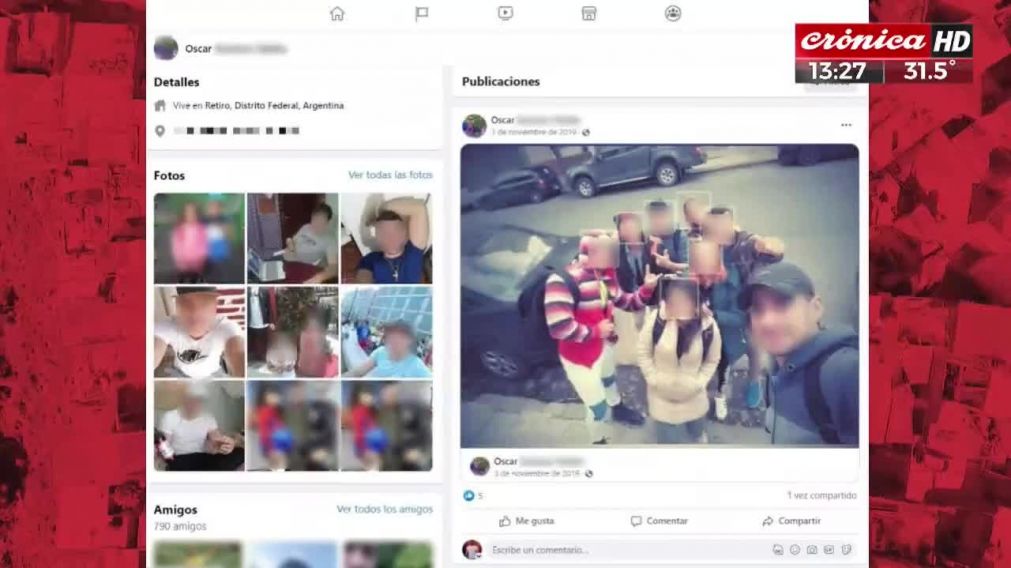 Esta es la cuenta de Facebook de Oscar Vadez, el responsable del asesinato en Retiro (Cr�nica HD).