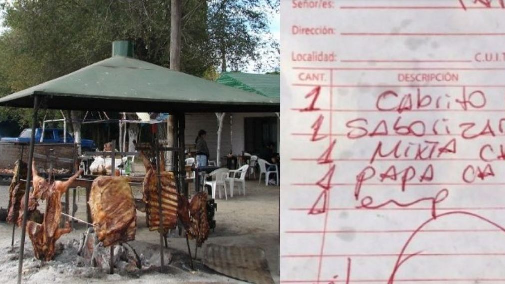 Compraron comida sobre la ruta y ticket los dejó helados.