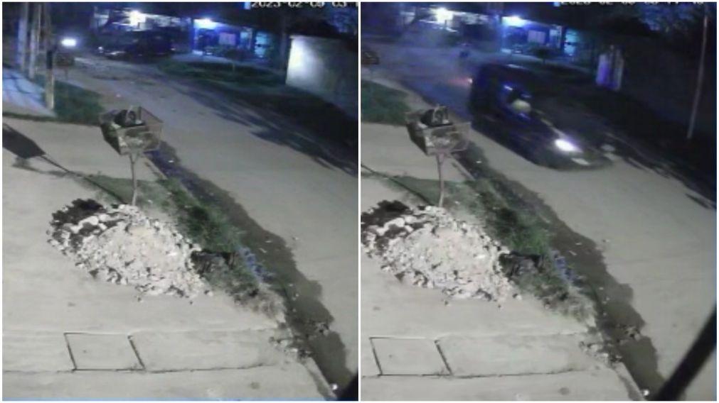Delincuentes en moto fueron atropelladas cuando escapaban de la Policía.