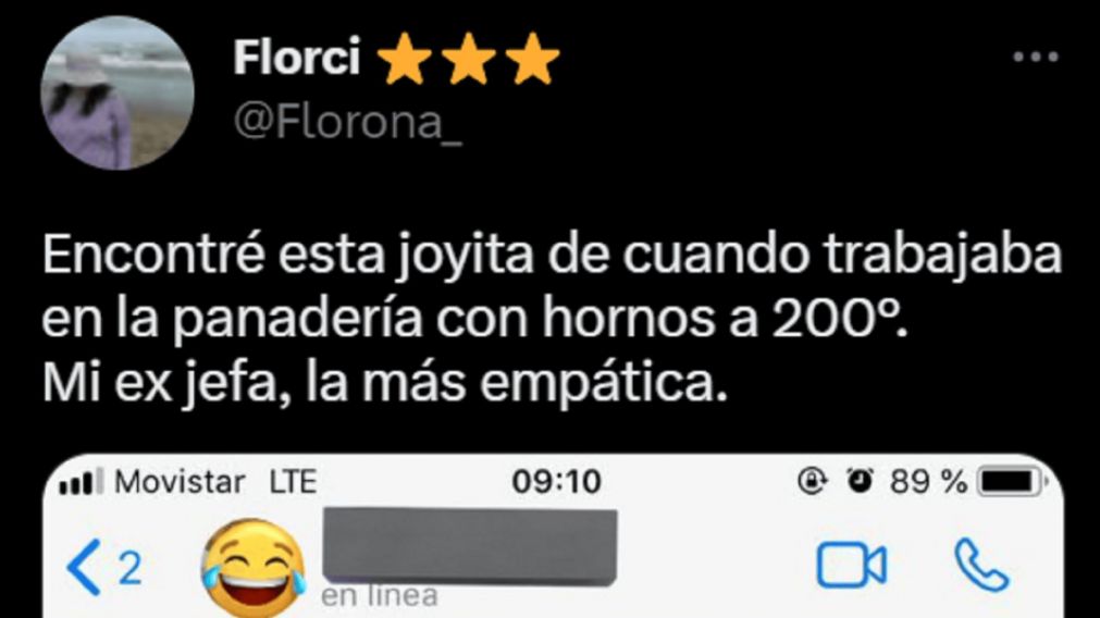 Una joven comparti� en Twitter la impactante secuencia que pas� con su ex jefa.