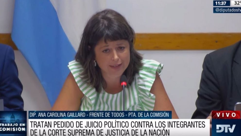 Juicio político: se aprobó la admisibilidad de los expedientes contra los miembros de la Corte Suprema de Justicia.