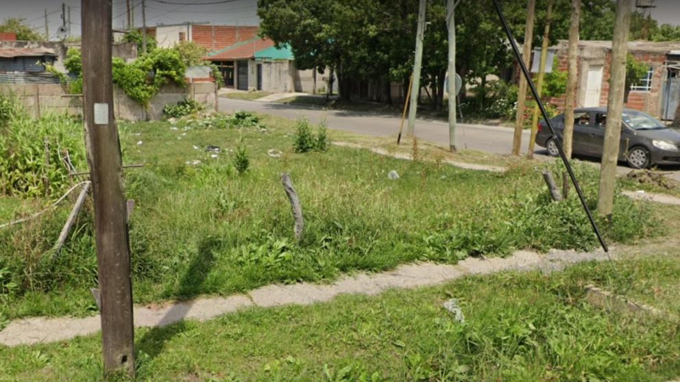 Acá, en este vecindario, fue capturado el responsable del crimen.