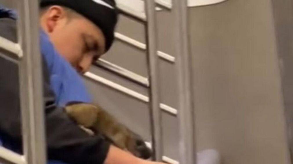 El asqueroso episodio tuvo lugar en un subte de Estados Unidos (TikTok).
