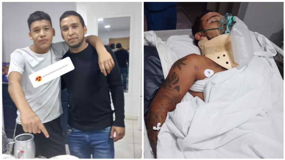 La víctima, Diego Taus, de 28 años, continúa hospitalizado.