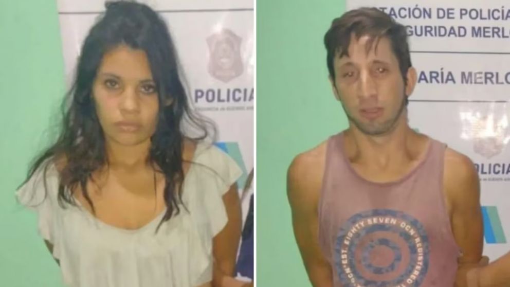 Los detenidos por maltratar a su hija.