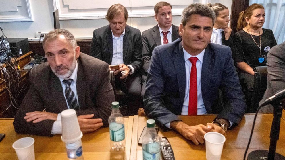 Los fiscales Juan Manuel Dávila y Gustavo García. (Gentileza Télam)