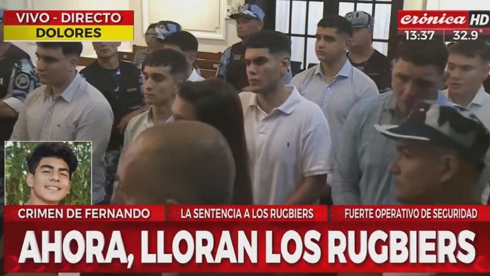 Cuánto tiempo estarán presos los rugbiers asesinos por el crimen de Fernando Báez Sosa.