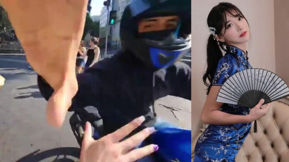 Le volvieron a robar el celular a la streamer coreana que caminaba por Buenos Aires, pero esta vez en Chile.
