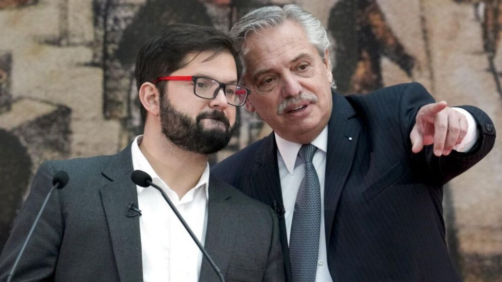 Mensaje de apoyo de Alberto Fernández a Gabriel Boric.