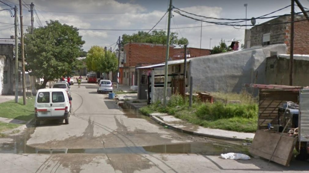 La zona donde ocurri� el crimen de Claudio Javier Manrique.