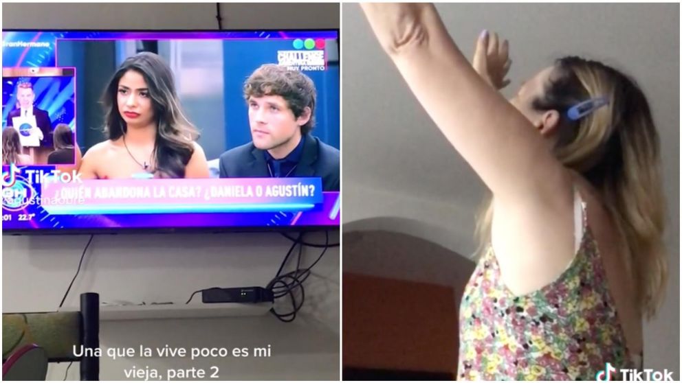 Muchos bancaron la reacci�n de la se�ora.