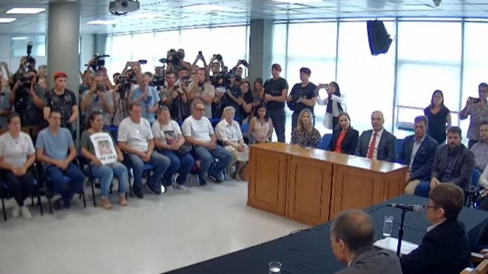 La lectura del veredicto por el crimen de Lucio Dupuy tuvo lugar este jueves al mediodía (Captura de video).