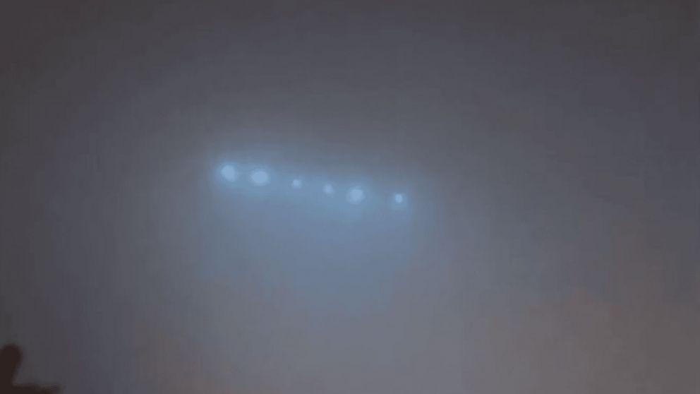 El avistaje del OVNI tuvo lugar en la ciudad de Moscú (Captura de video).