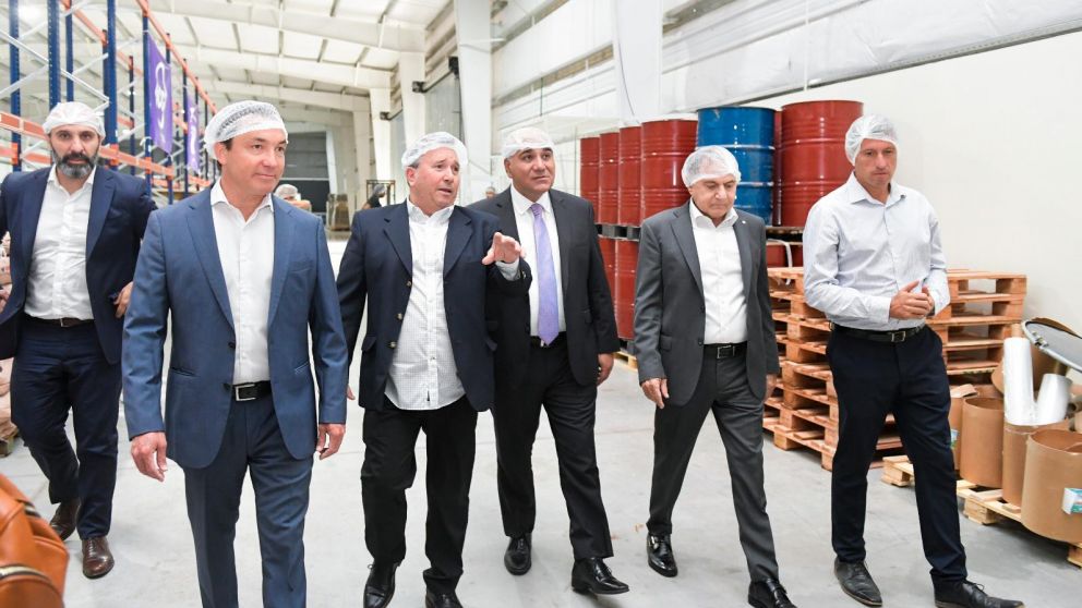 Juan Manzur, en el Parque Industrial y Tecnológico de Florencio Varela.