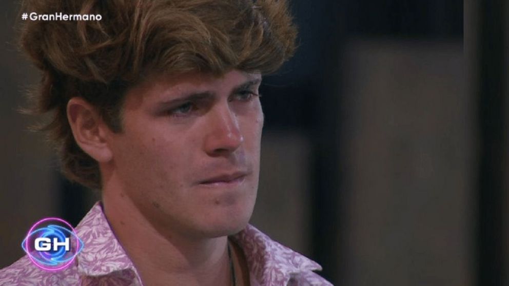 Marcos emocionado ante la salida de Agustín de la casa de Gran Hermano.