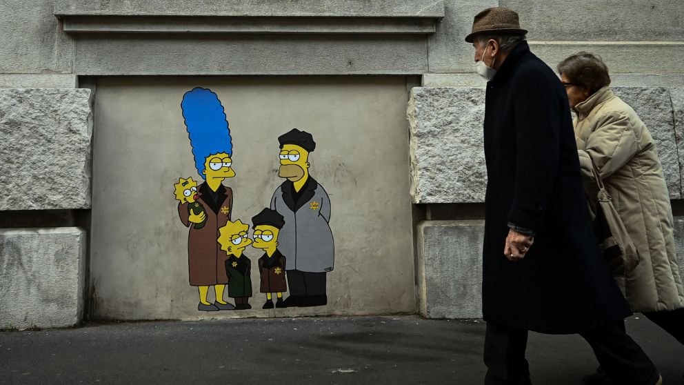 Una de las obras pintadas en la Plataforma 21 dentro de Milano Centrale.