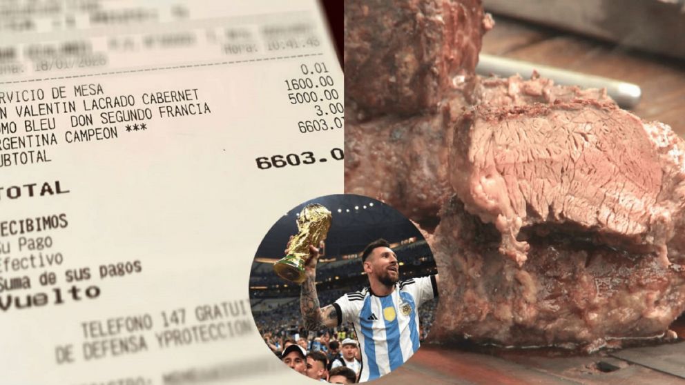 El due�o de la parrilla que cobr� un extra por "Argentina Campe�n" cont� la verdad.